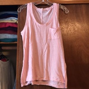 Blush pink boyfriend tank
